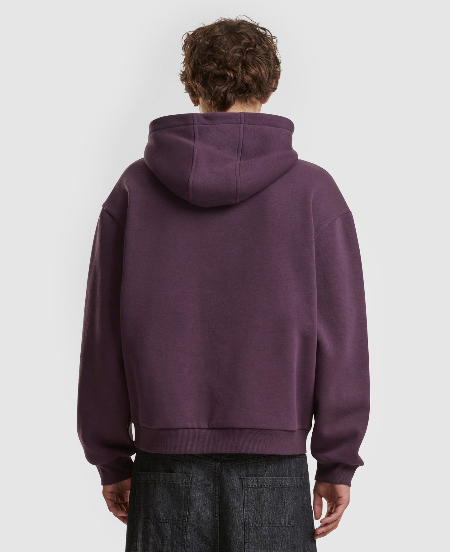 BASIC HOODIE - PLUM